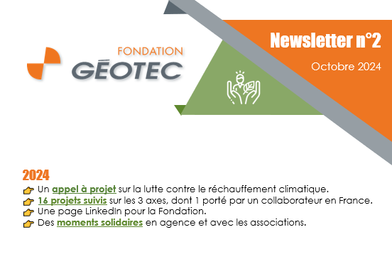 Géotec-Fondation-Newsletter